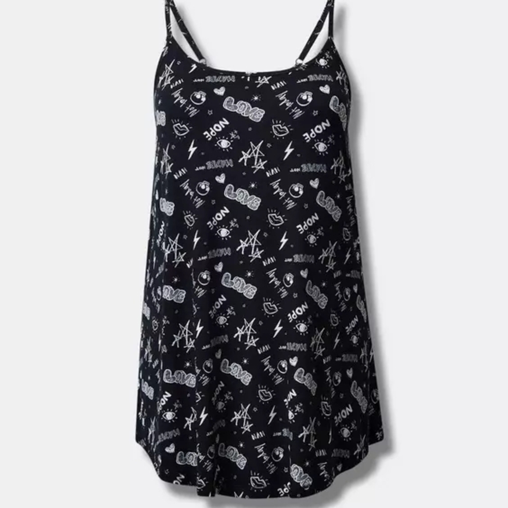 Torrid Super Soft Sleep Cami Mini Dress- NWOT Size 2x - Picture 5 of 8